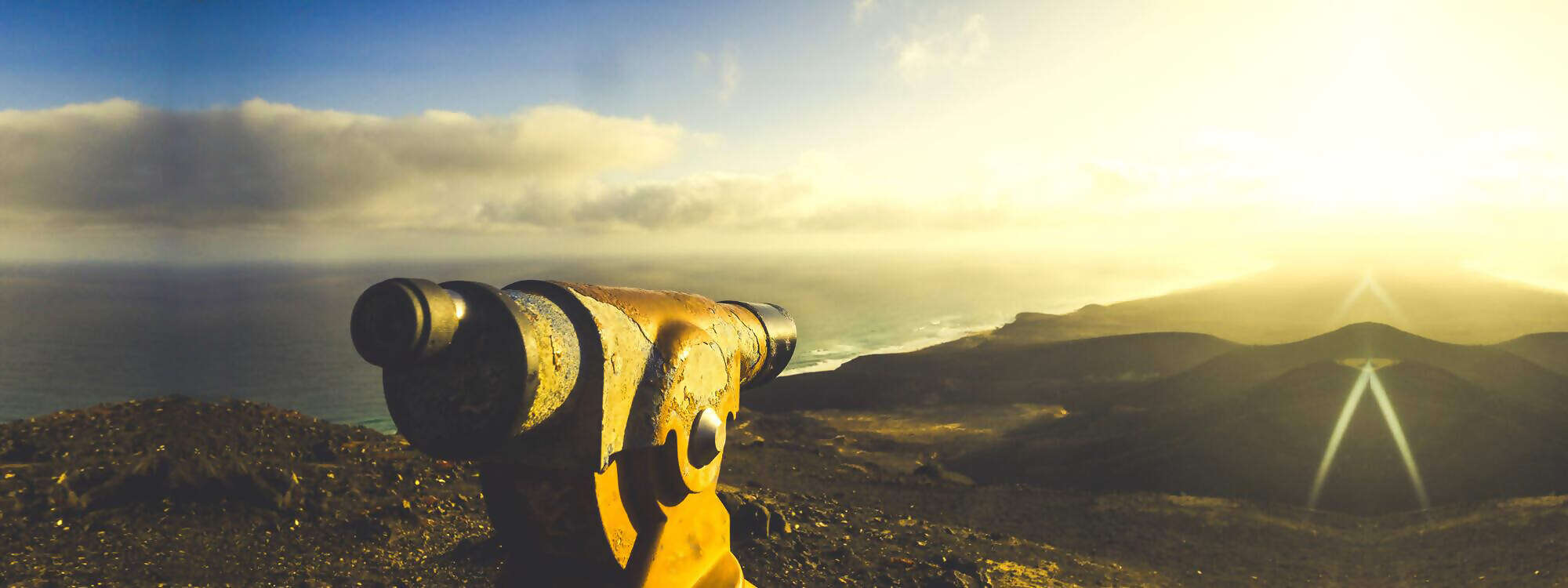 Aussichtspunkt auf einen Berg auf Fuerteventura